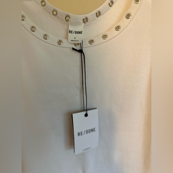 Re/Done x Hanes Eyelet Tank Dress size Small - Picture 8 of 8